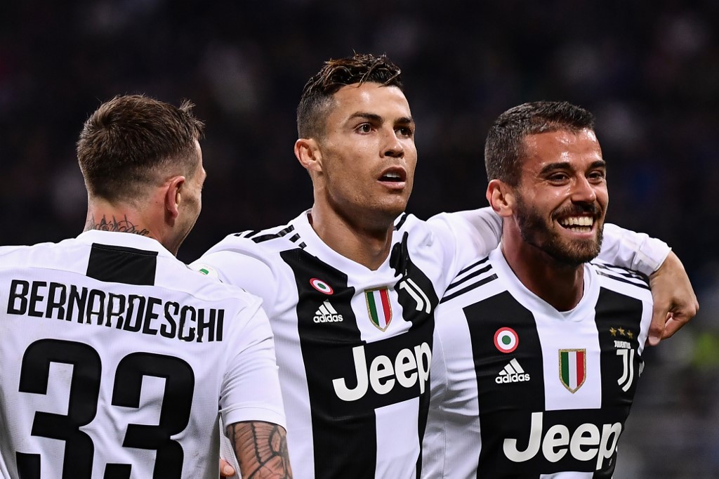 Juventus empata en derbi de Italia contra Inter gracias a un gol de Ronaldo