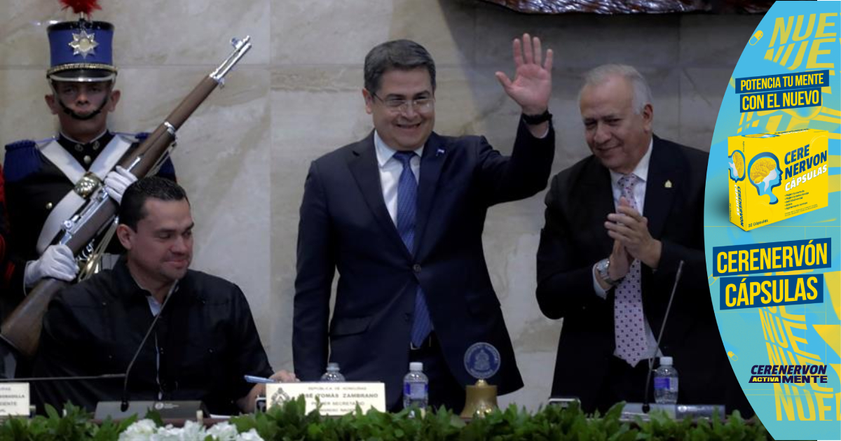 Presidente Hernández se despide de Parlamento hondureño y dice que hizo justicia social