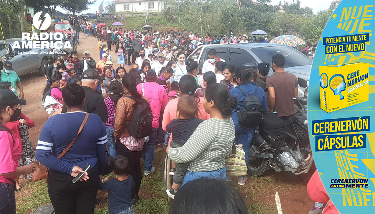 distorsión directorio curva Una vez más las brigadas de Radio América llevan salud y dicen presente en  la aldea Río Bonito de Siguatepeque