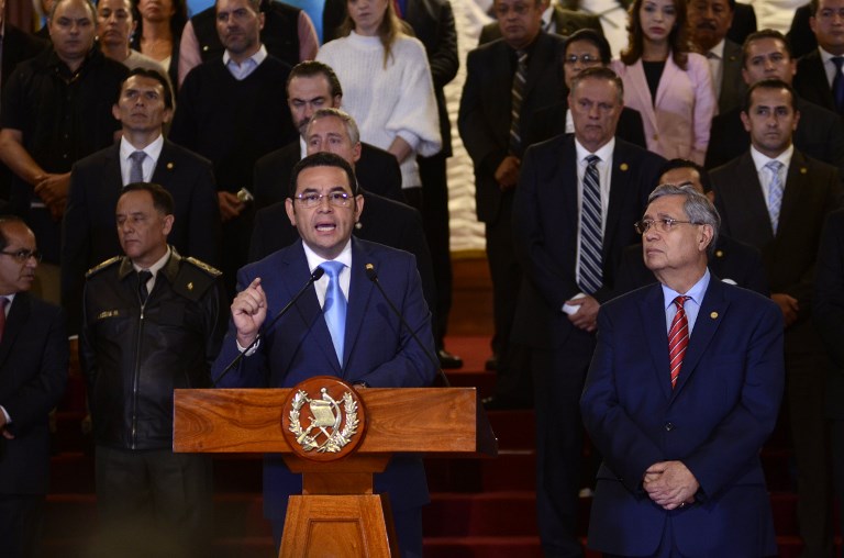 Presidente de Guatemala acusa a misión de ONU de atentar contra seguridad y soberanía