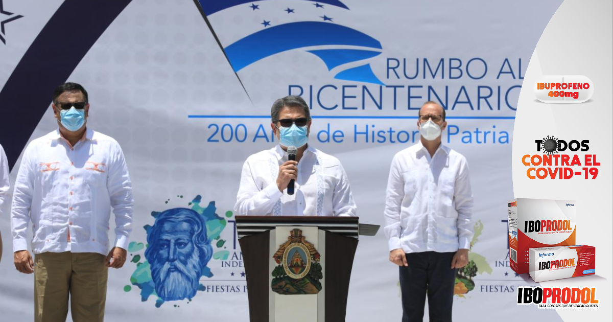 Gobierno de Honduras lanza celebración del 199 aniversario de Independencia Patria con actos virtuales