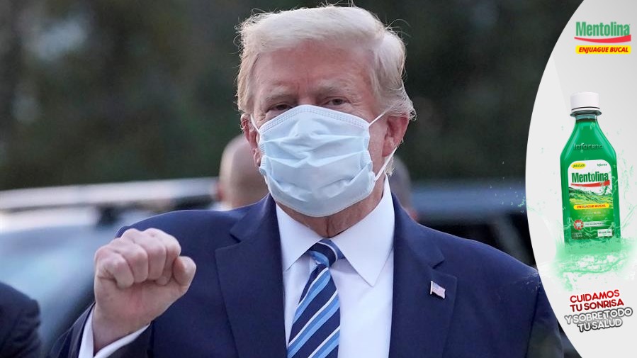 Trump insinúa que es inmune al virus y anima a la gente a salir
