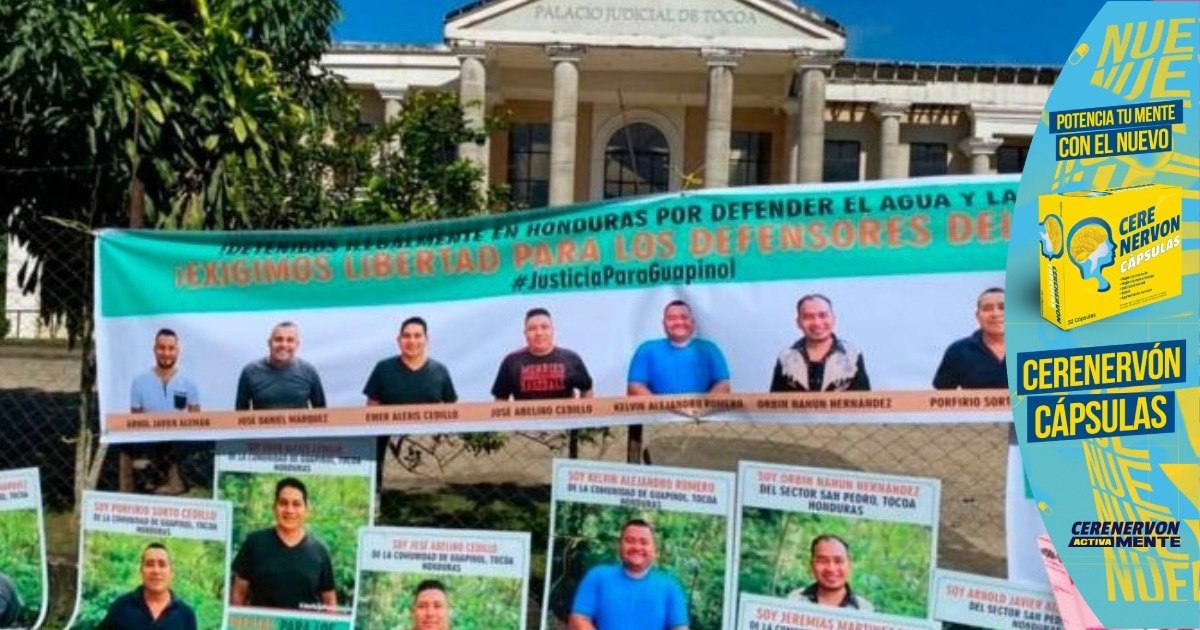 Tribunal de Trujillo declara Sin Lugar revisión de medidas a defensores del Guapinol, por tanto seguirán privados de su libertad